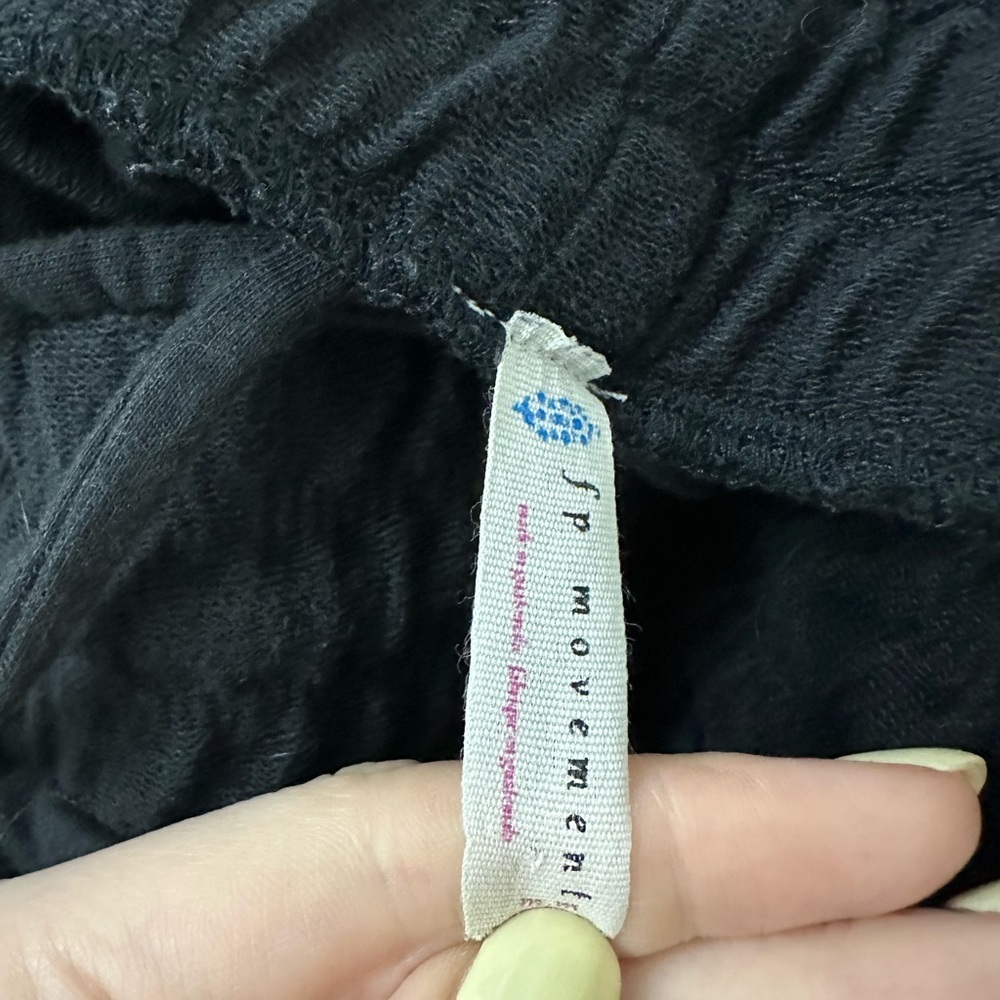 Free People Movement Black Jogger Sweatpants Size Medium - Picture 3 of 3